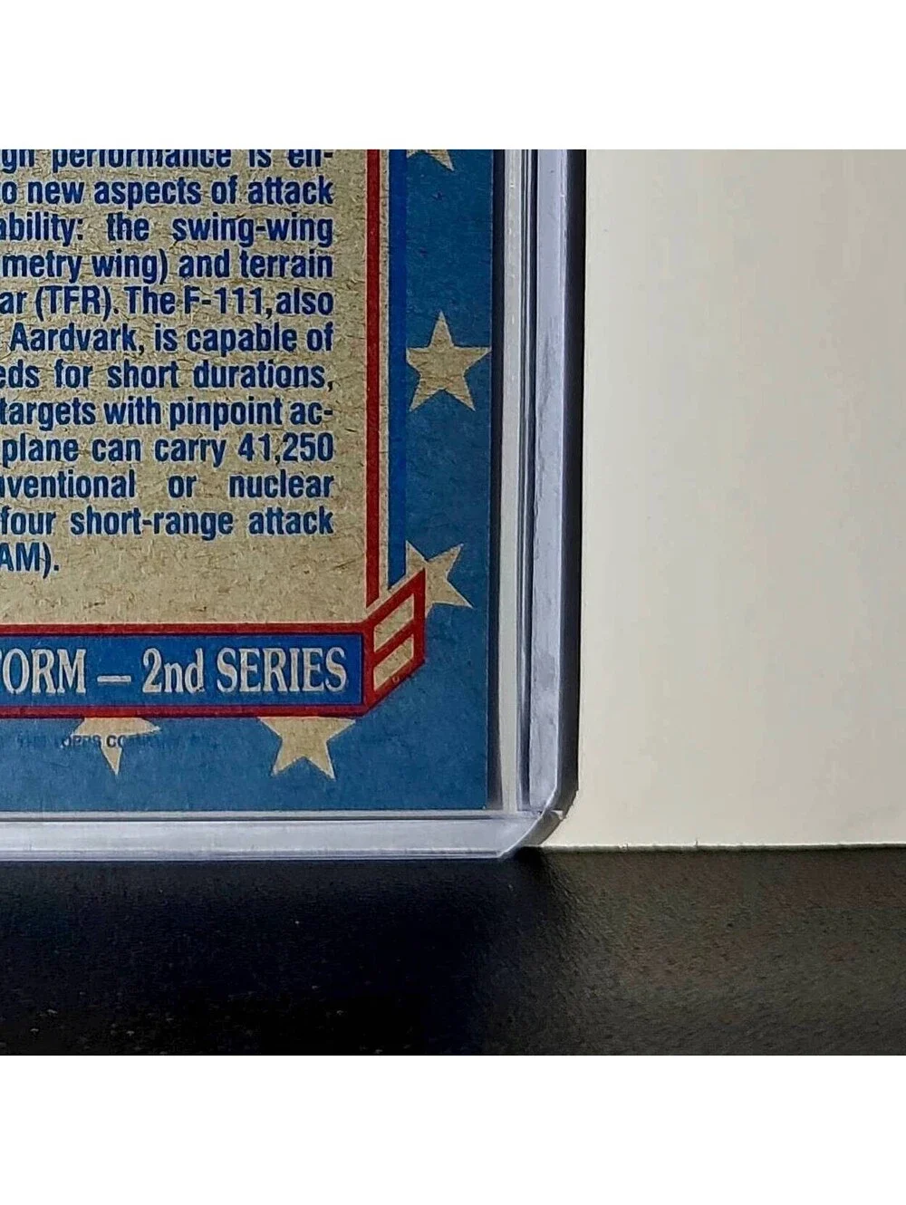 F-111 Aardvark 1991 Topps Desert Storm #133 Card